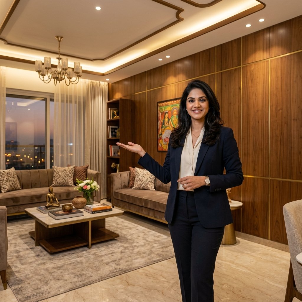 Classic Services Renovated Indian Living Room